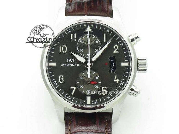 MIROTIME 0103 Aquatimer Chrono IW376702 SS BLS 1:1 Best Edition Black Dial on Black Rubber Strap A WellDesigned 7105